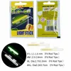 Fishing Glow Sticks for Fishing Pole Fishing Rod Tip Light Fluorescent Light Sticks for Night Fishing Accessories FishingFishing Lures fishing rod fluorescent tip