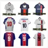 RONALDINHO Retro SOCCER JERSEY OKOCHA 93 94 95 96 13 14 LEROY ADAILTON Beckham 98 99 00 01 02 03 90 92 clássico RAI ANELKA Ibrahimovic camisas de futebol SIMONE ROTHEN