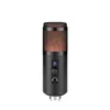 Microfones USB Condenser Microfone Profissional para Gaming Recording Streaming Studio Vídeo do YouTube no PC e Mac Com RGB Light Mikrofo