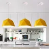 Lampy wiszące nordyckie światła LED kolorowe lampa wisząca vintage bar sypialnia wystrój loftu nowoczesny jadalnia kuchnia