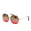 Fashion designer LOU VUT luxury Cool sunglasses 2023 New Women's Cat Eye Sunglasses Print Glasses Show Thin UV Protection