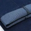 Jeans da uomo Arrivo Stretch per uomo Primavera Autunno Maschio Casual Cotone di alta qualità Regular Fit Pantaloni in denim Pantaloni larghi blu scuro 230417