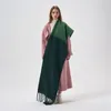Sciarpe Colorblock Donna Sciarpa in finto cashmere Scialle da donna di grandi dimensioni invernale 231117