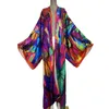 Costumi da bagno donna WINYI Summer Butterfly stampa Beach Wear Costume da bagno elegante Africa donna boho Cardigan sexy Kimono manica lunga vacanza 230417