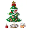 Party Games Crafts Christmas Tree Craft Kit för barn Diy Decoration Handgjorda leksaker Puzzle Kit Toy Gifts Kids 231118