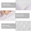 Sacs de rangement 50 Pcs Express Bubble Bag Blanc Auto-scellant Emballage Antichoc Poly Mailer Pe