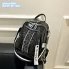 Factory wholesale ladies shoulder bag street sequins trend handbag Joker black diamond-encrusted backpack sweet zipper decorative fashion backpacks