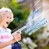 Gun Toys Automatic Electric Water Gun Toy Summer Outdoors Pool Beach Toys High Pressure Water Pistol Large Clip Birthday Easter Gifts 230419