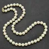 Ketten Riesige Charmante 18 "7-8mm Natürliche Südsee Echte Weiße Runde Perlenkette Damen Schmuck HalsketteKetten KettenKetten