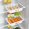 Storage Bottles 12 Grids Refrigerator Food Containers Clips Egg Box Fruit Drawer Crisper Tray Kitchen Organizer