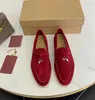 LOO Piano casual fascino uomo lp-loafer scarpe lp in pelle scamosciata walk oxfords piana moca