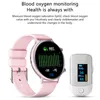 Nieuwe vrouwen Bluetooth Oproep smartwatch Hebreeuws HD Touch Screen Bluetooth Music ECG Test Fitness Sports Smart Watch Men Women +Box