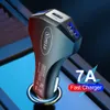 35W 7A 3 Ports Type c USB-C Car Charger Fast Quick Charging QC3.0 3.5A Auto Power Adapters For iphone 12 13 14 15 Samsung Tablet PC GPS PC With BOX