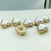 Métal perle coeur bricolage couture bouton pour chemise manteau pull cardigan coeur vêtements boutons 18mm