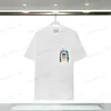 Erkek Tişörtleri Kazablanka 2023 Yeni Zaman ve Uzay Baskısı Baskılı Sokak T-Shirt Top Casa Sıradan Moda Konforlu Kısa Kollu T-Shirt T230419