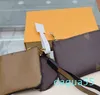 Bolsa de moedas chave bolsa designer bolsas de moedas mulheres três em um curto zíper carteira feminina moda all-match titular do cartão 231115