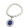 Strand Sigma Gamma Rho lettre grecque perle élastique amitié Bracelet bijoux cadeau