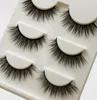 3D Mink False Eyelashes 3D15 3 Pairs Handmade Cotton Thread Messy Soft Natural Thick Fake Eyelashes Makeup Tools Eye9576778