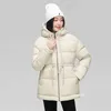 Winter Luxury Fluffy Puffer Coat Women Thick Warm Fashoin Adjustable Waist Duck Down Jacket Oversized Female Parkas