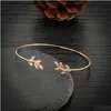 Beaded 10Pc/Set Leaves Bracelet Jewelry New Women Fashion Charm Shaped Open Bangle Bohemian Knot Round Chain Handmade Drop Delivery Dhfki