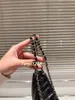 Moda vintage cf omuz çantaları tasarımcı crossbody çanta yüksek kaliteli inek derisi deri lüks çantalar tembel bayan debriyaj nedensel kadınlar orta el çantası gümüş donanım