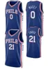 Custom Kids Youth Tyrese Maxey Basketball Navy Joel Embiid Men Jersey Allen Iverson Sixer Matisse Thybulle City White Edition Retro Shirt