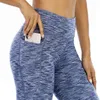 Pantalon actif Easy Yoga Play High Four Needles Six Lines CargoPure Color Taille haute Modèle de poche à jambes larges