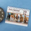 Kalender 2024 kleine katten kontgaten ballen kalender hilarische ophangbare maandelijkse kattenkalender 11,4x8,26in cadeau voor tieners vrienden collega's 231118