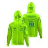 Sweats à capuche pour hommes Sweatshirts 2023 Nouvelle F1 Racing Sports extrêmes en plein air surdimensionné Zip Up Aston Martin Team 14 Alonso Fan Hoodies Street Jacket