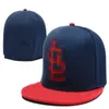 STL lettre casquettes de Baseball hommes femmes Hip Hop chapeau os aba reta Gorras rap entièrement fermé chapeaux ajustés