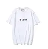 Designer Mens T Shirt Chest Letter Tshirts Short Sleeve Shirt Oversized Loose Oversize Casual T-shirts Tops Mens Womens black 5XL