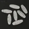 Otro 1 Uds cuentas Dzi tibetanas naturales de alta calidad cristal blanco cuarzo esmerilado diy material para hacer joyas cuentas de piedra 12x30mm 12x38mm 230419