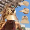 Basker sommar andas kvinnor luft sol hatt veck skydd solskyddsmedel damer vikbar anti mössa för semestersport tennisgolf