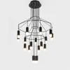 Kroonluchters Modern Led kroonluchter industriële ophanging voor woonkamer Loft Kitchen armatuur Home Decor Lighting Will Inner Salon