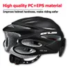 Cycling Helmets GUB Bike Helmet With Visor And Magnetic Goggles MTB Road Bicycle Cycling Safety Helmet Integrally-molded 3 Lens for Men Women P230419