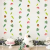 Party Decoration Tropical Green Palm Leaves Paper Mushroom Garland For Jungle Forest Birthday Banner Baby Shower Wedding Decor Supply