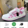 Designer skel topp låga män kvinnor skor ben hi läder sneakers lyx skelett blå röd vit svart grön grå rosa par casual mens kvinnor skor001