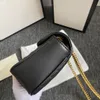 Black Designer Small Bag Artwork Classic Handbag Crossbody Purses Adjustable Shoulder Strap Handbag 22CM