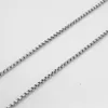 チェーンは、チェーン3mmの厚さの卸売りを備えた正方形の真珠のネックレス