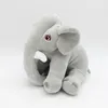 Bonecas de pelúcia 20 cm bebê elefante fofo de brinquedo de brinquedo de brinquedo macio 230418