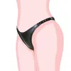 Jouets anaux String à sangle avec gode intérieur Plug Vaginal détachable sexe femmes Masturbation culotte de chasteté BDSM 230419