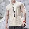 Mens Tank Tops 보디 빌딩 스포츠 남자 체육관 피트니스 운동 민소매 셔츠 남성 여름 느슨한 언더 셔츠 달리기 남자 Vest 230419