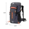 Backpack Mountaineering Bag Male 50L Waterproof and Breathable Outdoor Backpack Night Reflection Hiking Camping Outdoor Travel Bag 230419