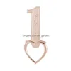 Openers Metal Beer Bottle Opener Creative Number 1 Heart Shaped Corkscrew Gift Kitchen Tools Drop Delivery Home Garde Dhgarden Dh2Us