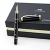 Jinhao 500 Rollerball Pen Medium Point Black Ink 0,7 mm Golden Clip Metal Writing Pennor med presentkontorskolan