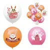 Andra festliga festförsörjningar Happy 12 -tums gummi Easter Bunny tryckt latexballonger heminredning barn ballong 185 n2 droppleverans g dhxm3