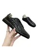 Designer Men MM6 Vita skor Kvinnor Gat äkta läder Lace Up Tongue Super Star Old-Fashioned GB Shoe Low Top Graffiti Sneaker Real Cowhide With Box Size 35-45