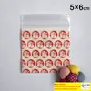 100pcslot plastik torbalar Baggies bitki tütün için desenli mini çantalar