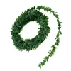 Decorative Flowers 2 Pcs Cake Decorating Vines Garland Home Decoration Fake Greenery Green Decor Artificial Vine Leaves