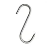 Tools S Hooks Stainless Steel With For Sharp Tip Kitchen Pan Utensil Clothes Hanger Hanging 20Pcs Home BAking Too